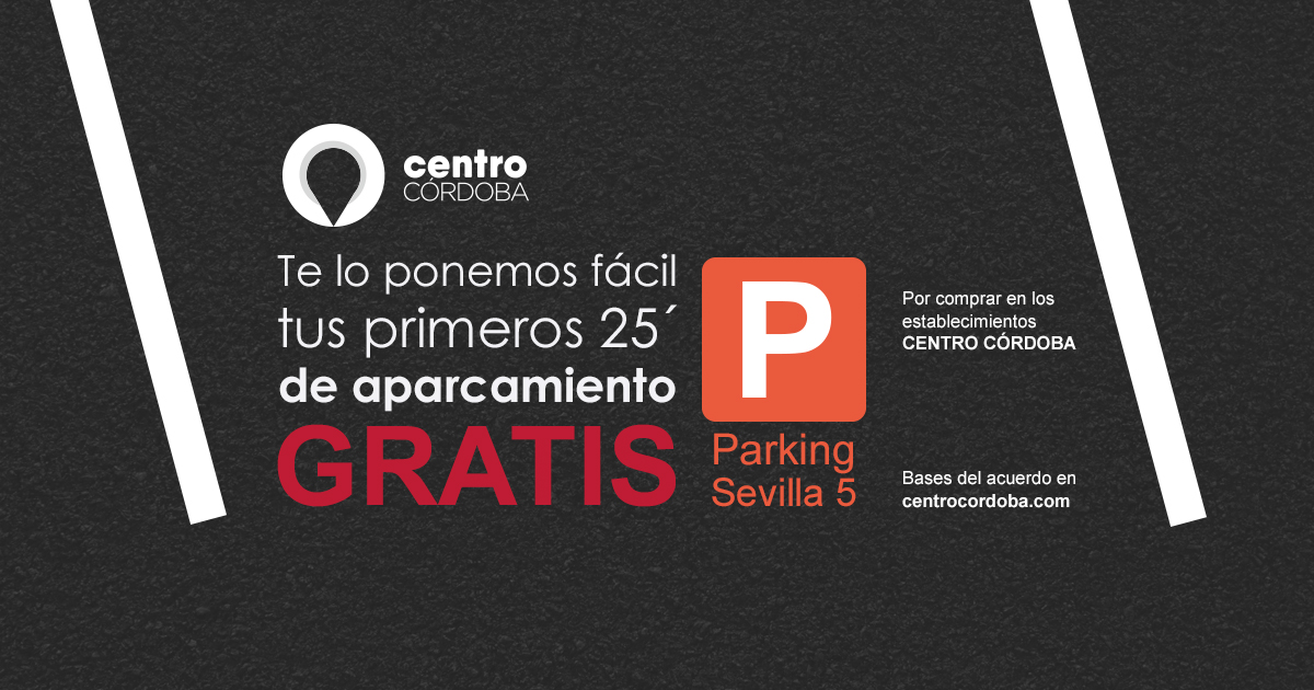 25 minutos de Aparcamiento Gratuito